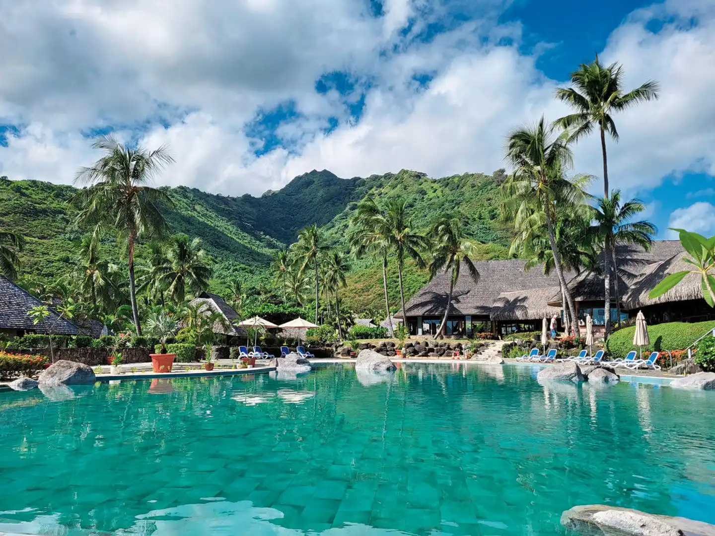 Hilton Moorea Lagoon Resort & Spa Pool