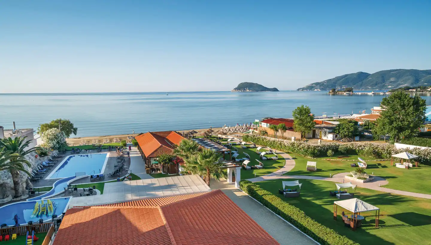 Galaxy Beach Resort Terrasse