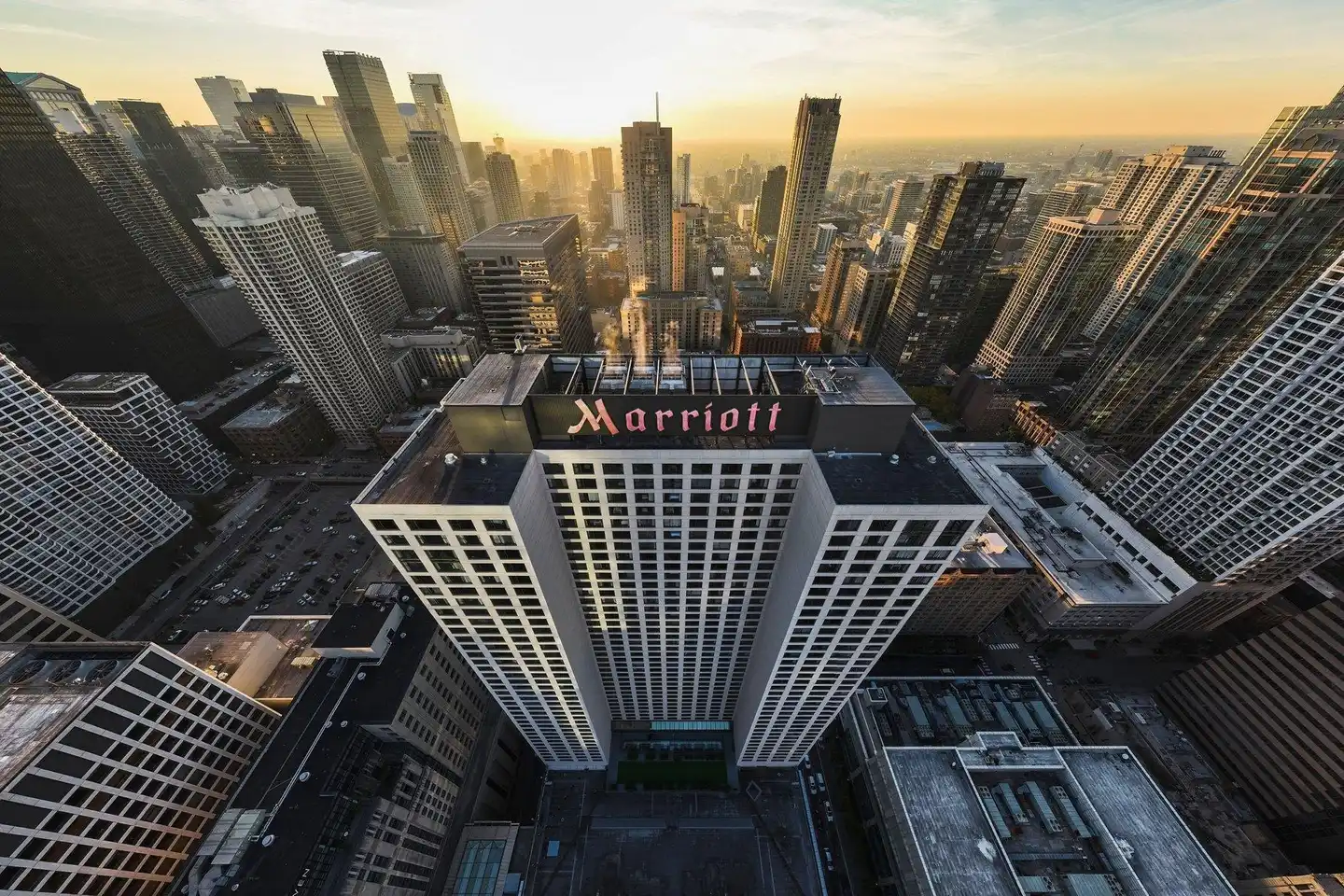 Chicago Marriott Downtown Magnificent Mile Terrasse