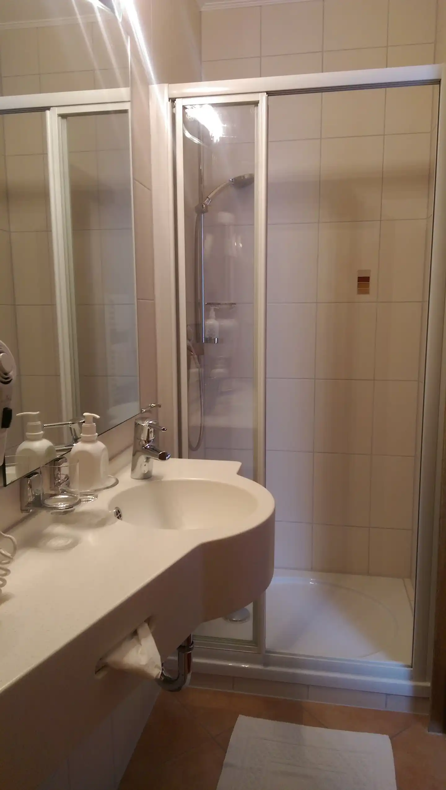 Hotel Hegenbarths Badezimmer