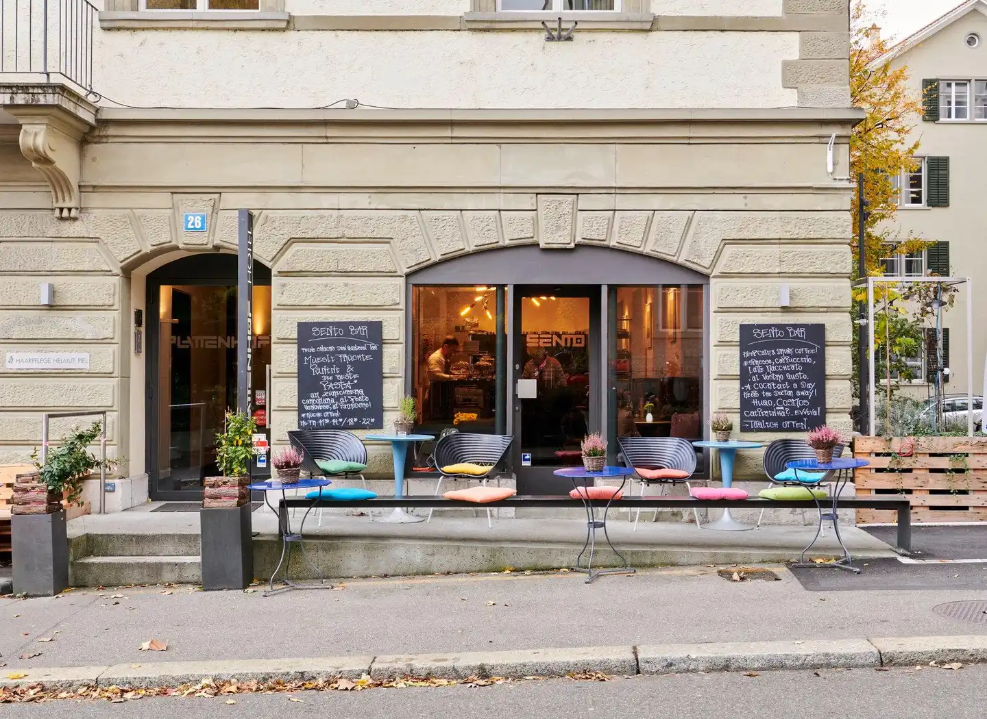 Plattenhof Terrasse