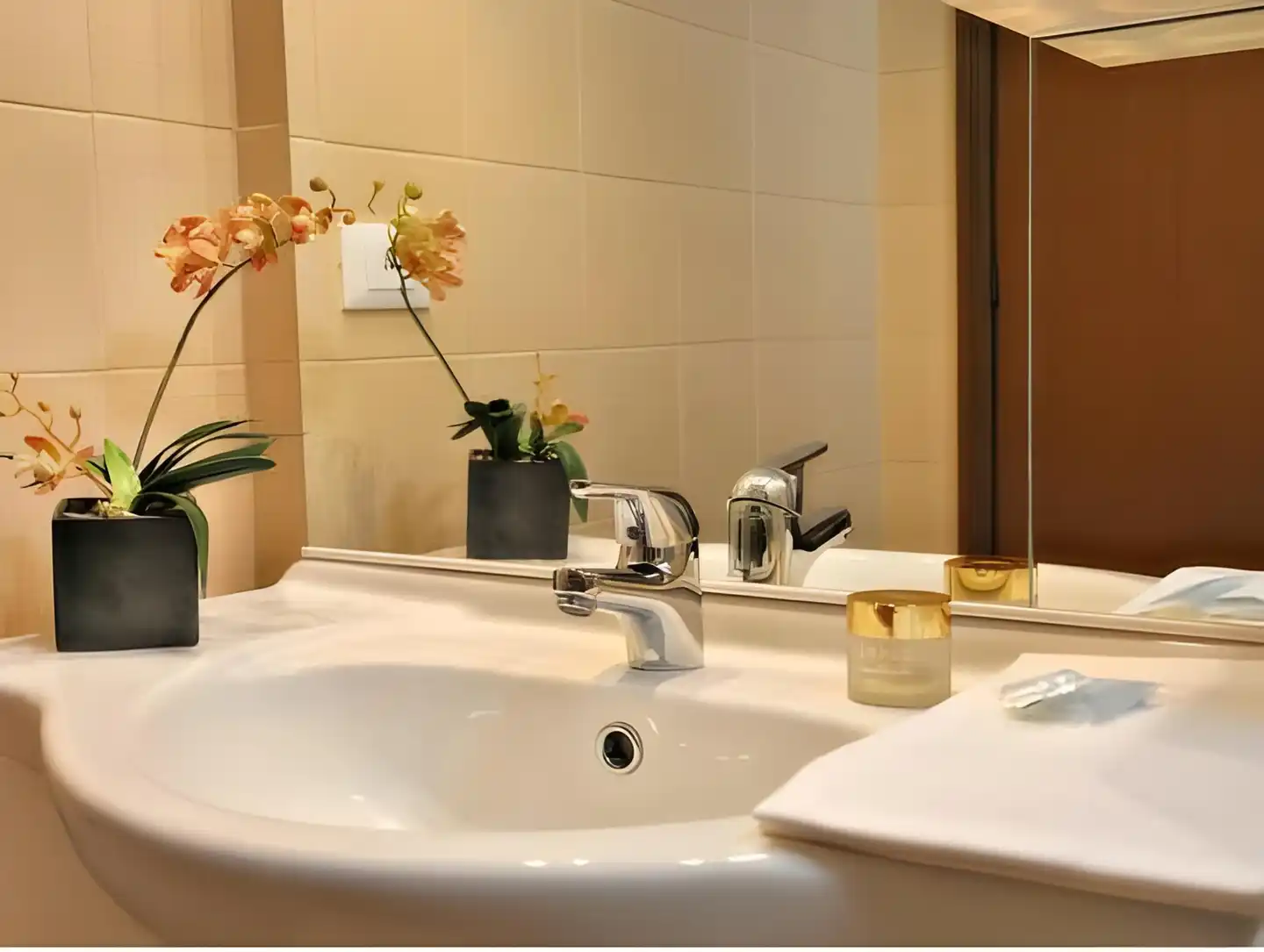 Hotel Residenza Alighieri Badezimmer