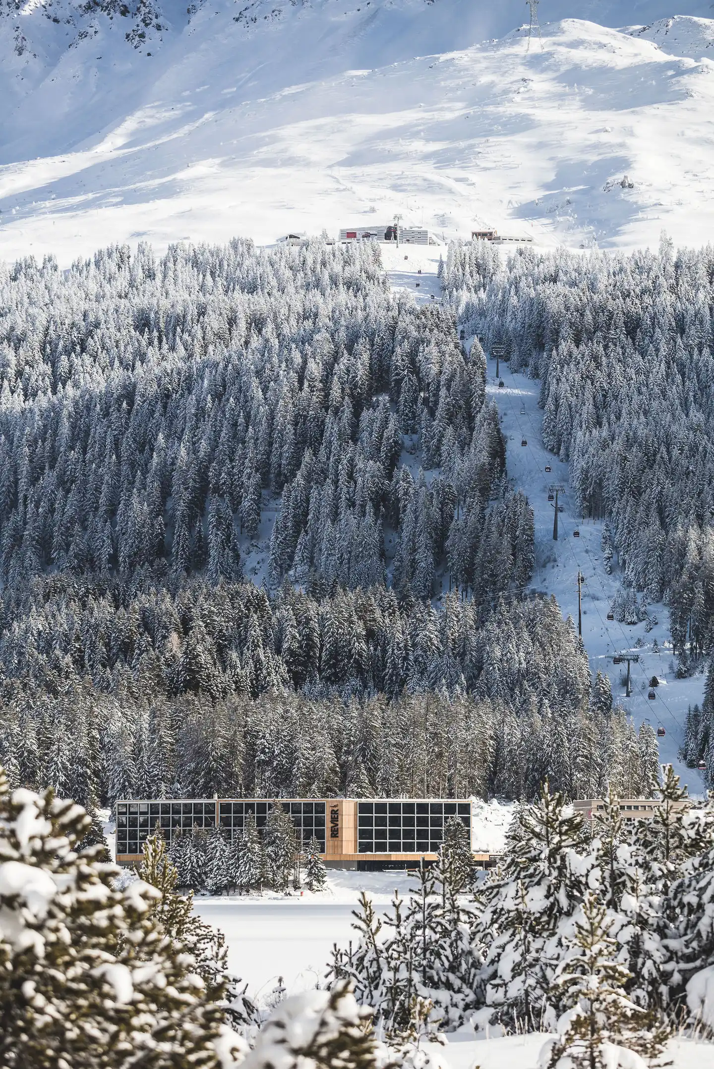 Revier Mountain Lodge Landschaft