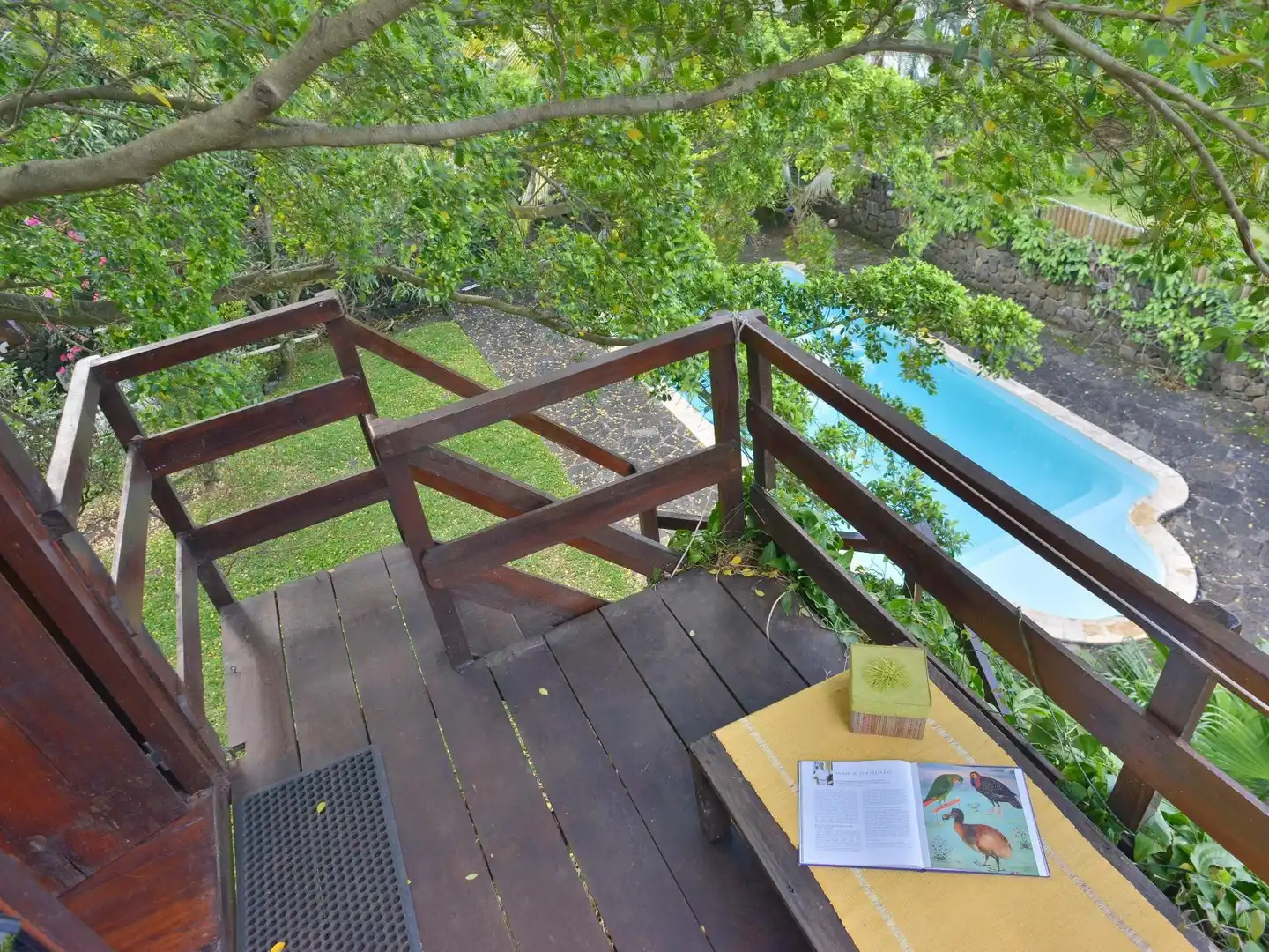 Tree Lodge Mauritius Terrasse