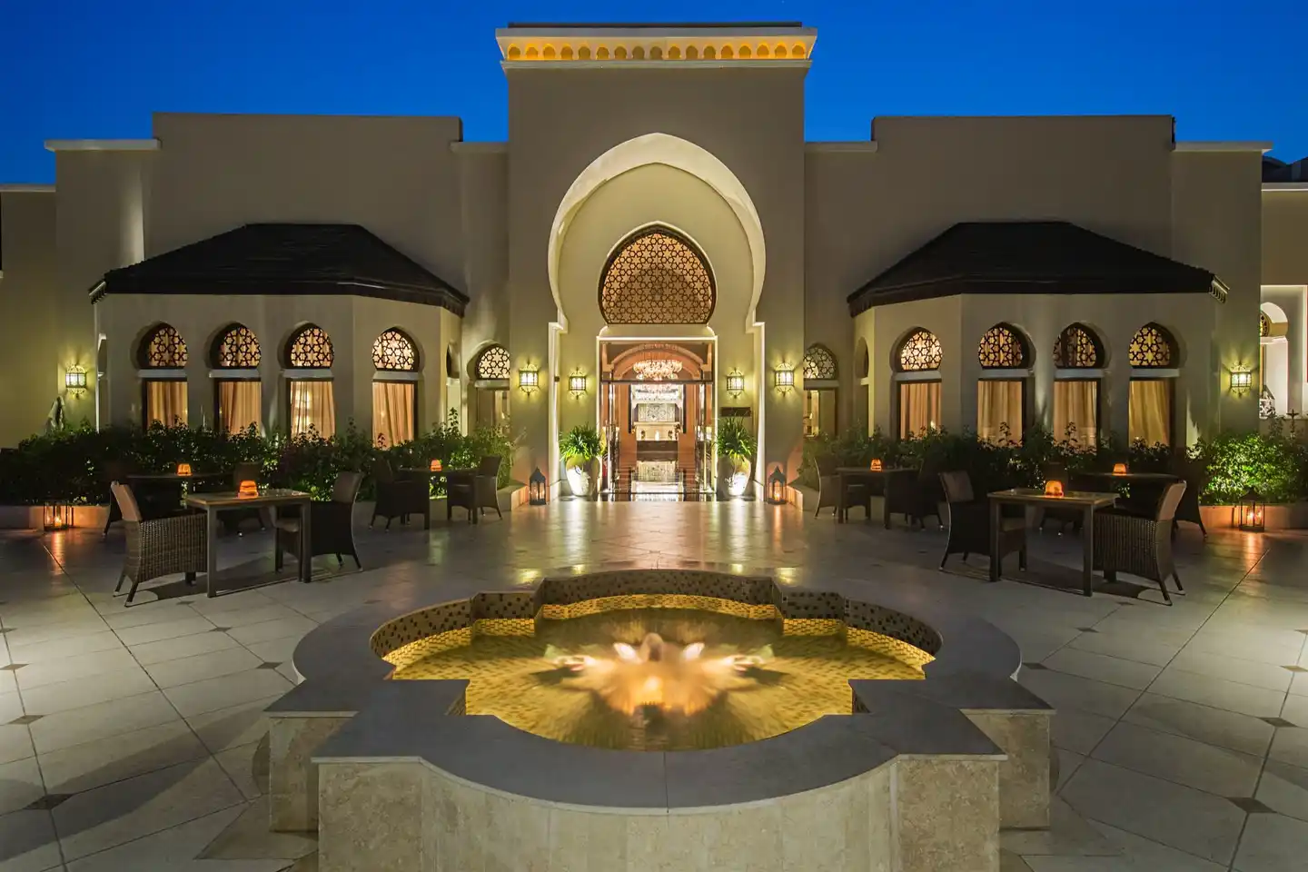 Miramar Al Aqah Beach Resort Terrasse