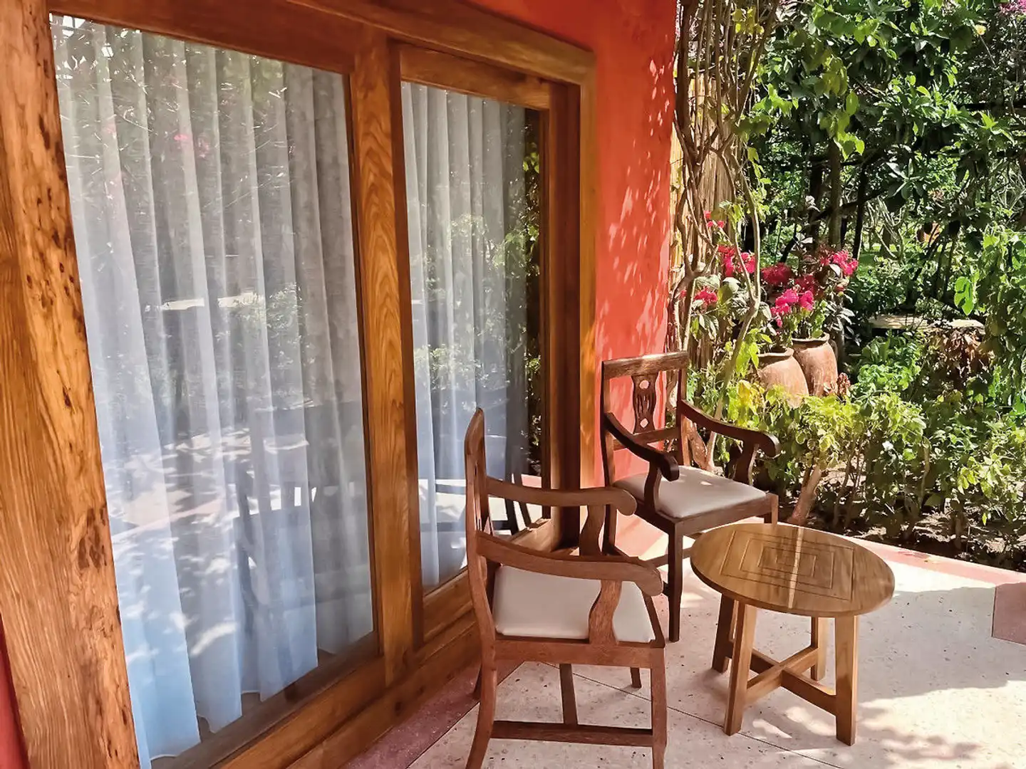 Jaz Amaluna Beach Resort Terrasse