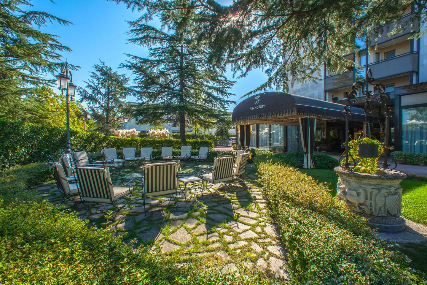 Abano Ritz Hotel Terme Garten