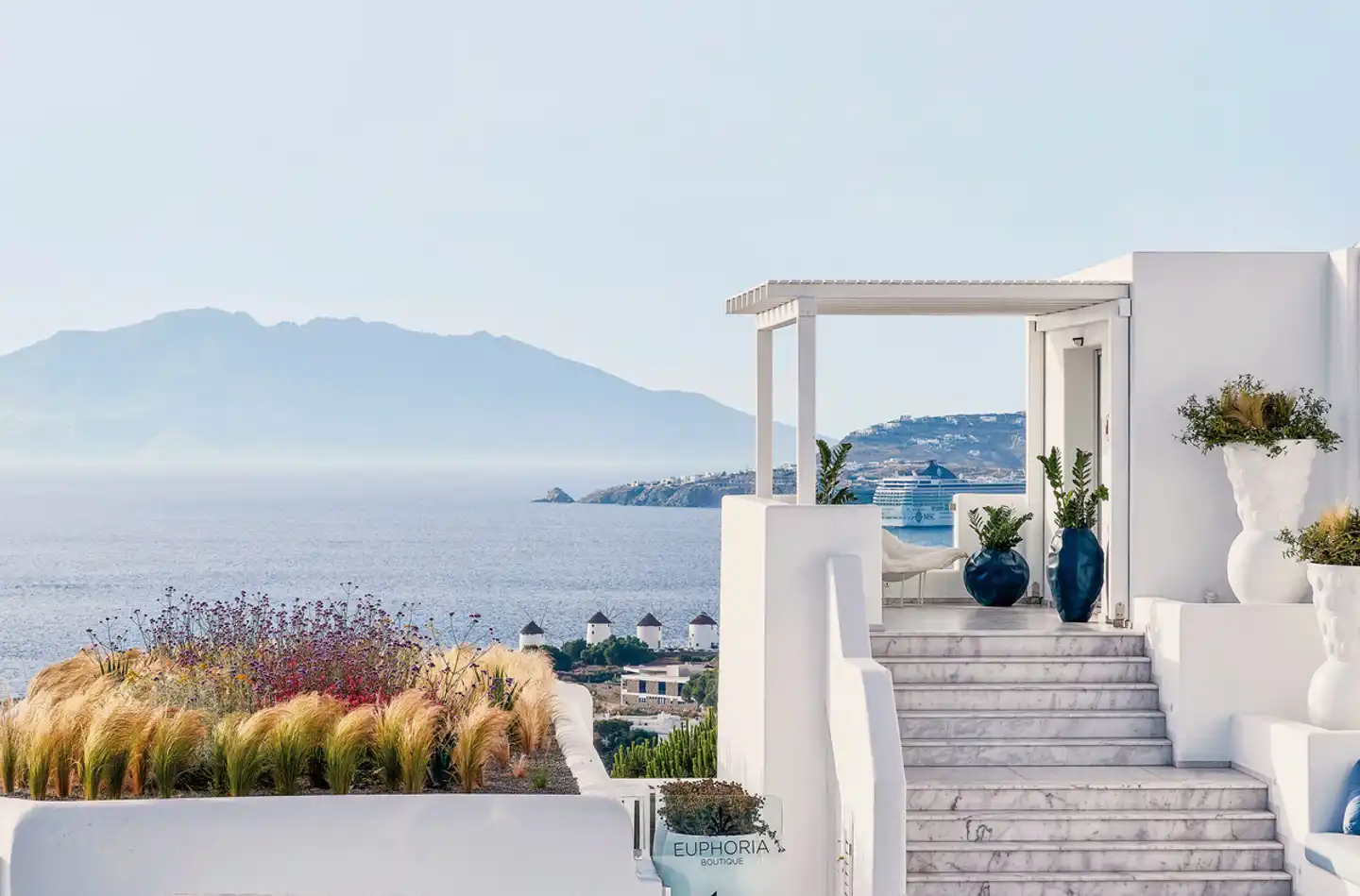 Myconian Kyma - Member of Design Hotels Terrasse