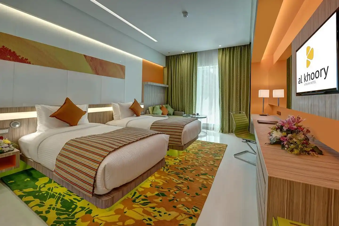 Al Khoory Atrium Hotel Wohnbeispiel