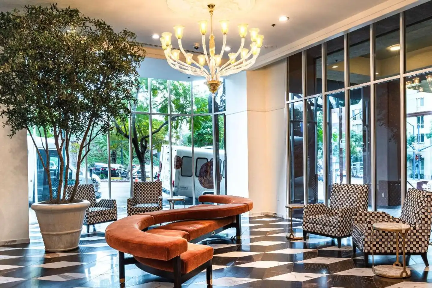 The Little Italy Hotel in Downtown San Diego Lobby