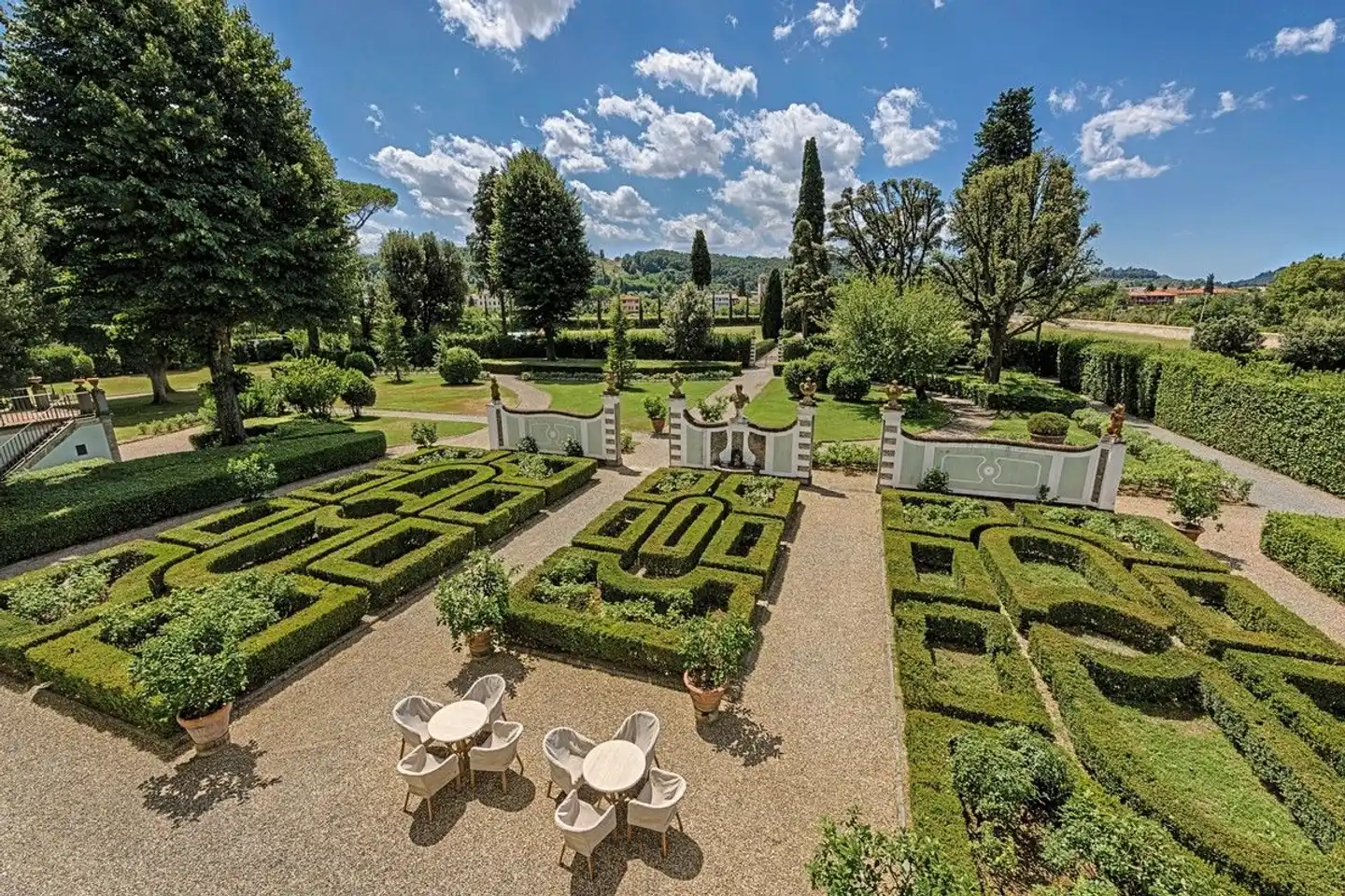 Villa Olmi Firenze Garten