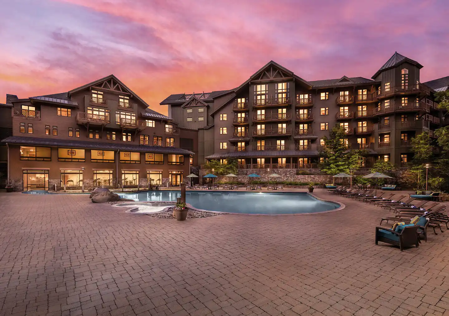 The Lodge at Spruce Peak Aussenansicht