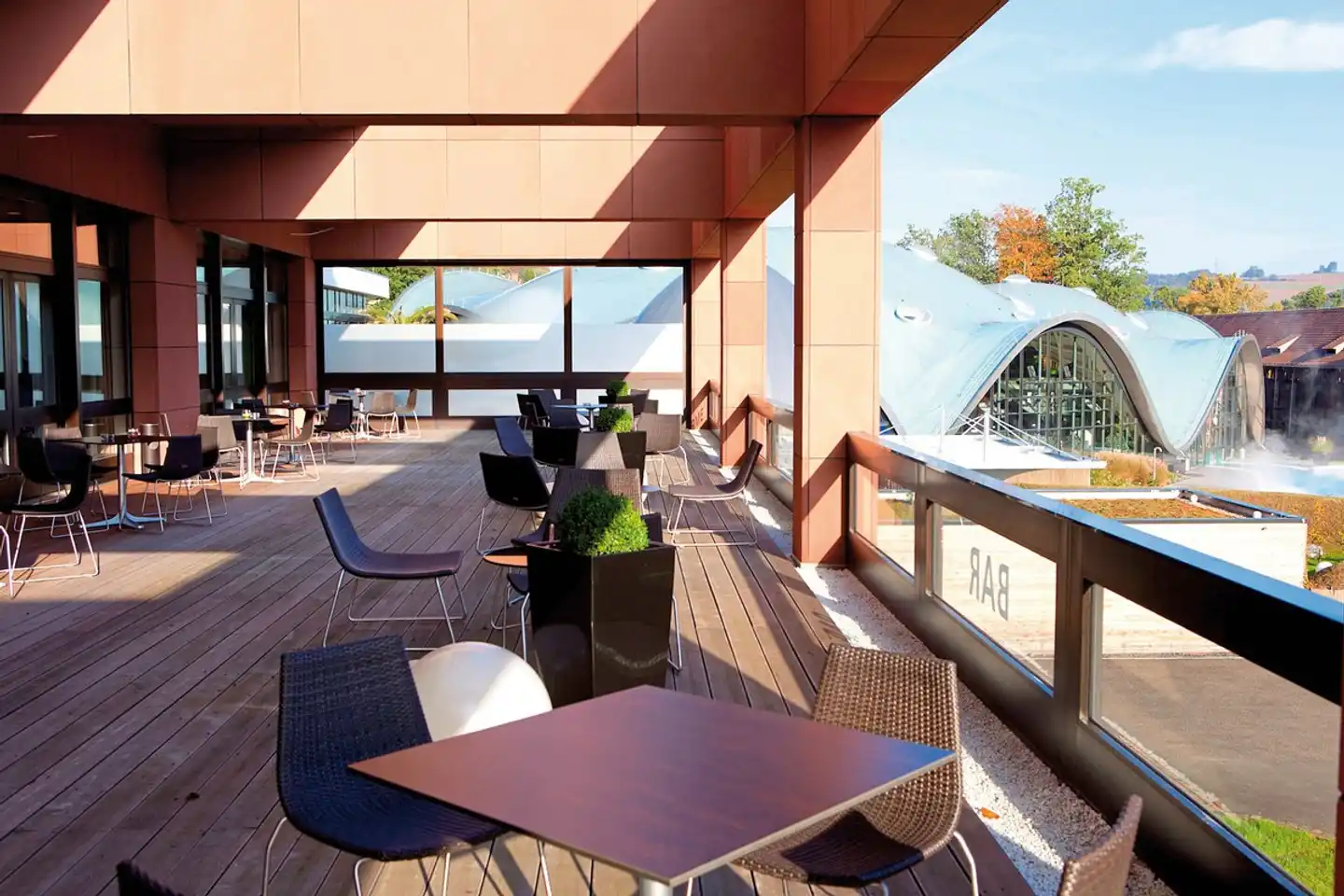Hotel an der Therme Bad Orb Terrasse