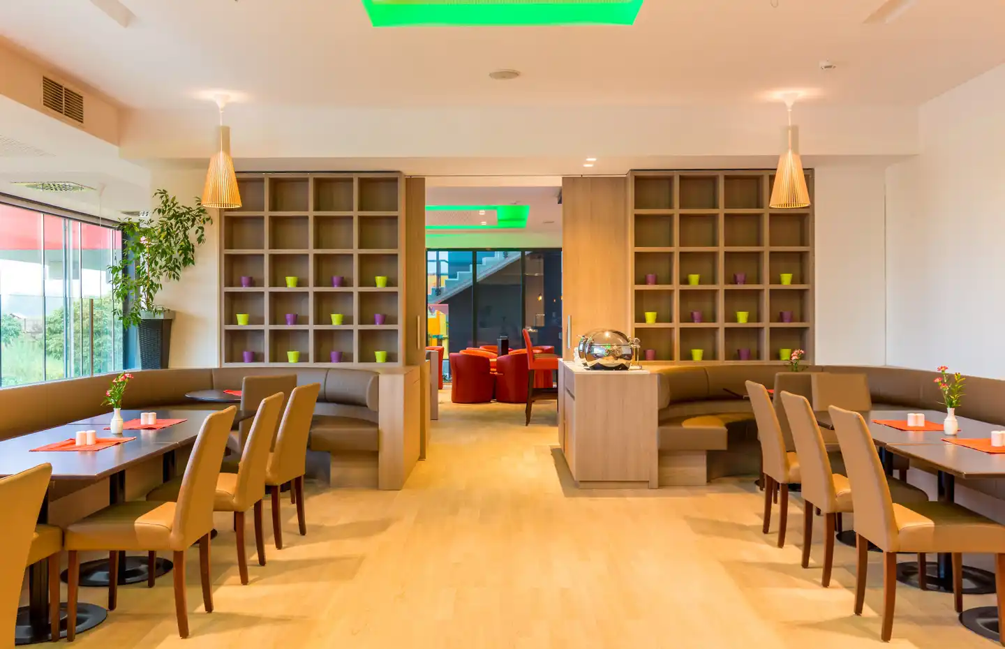 All in Red Lobby