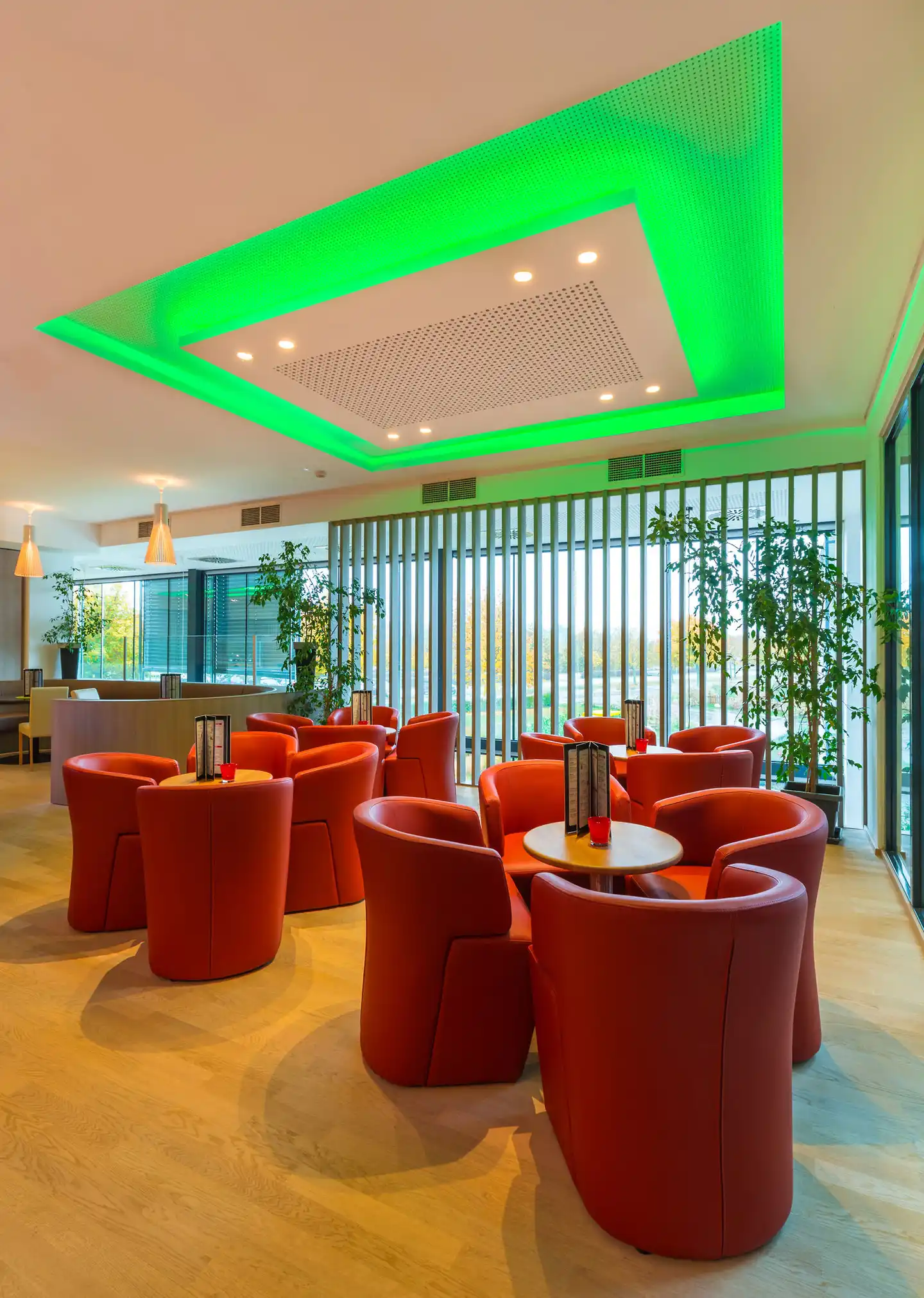 All in Red Lobby