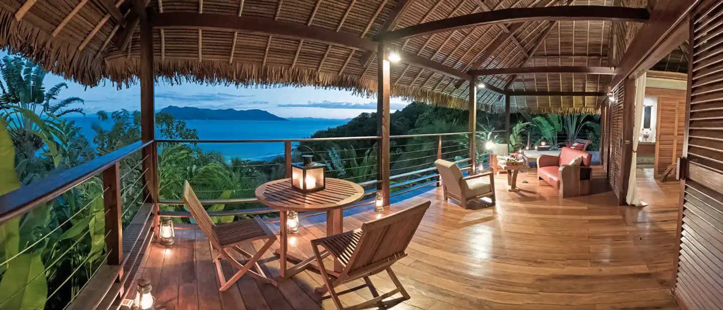 Tsara Komba Lodge Terrasse