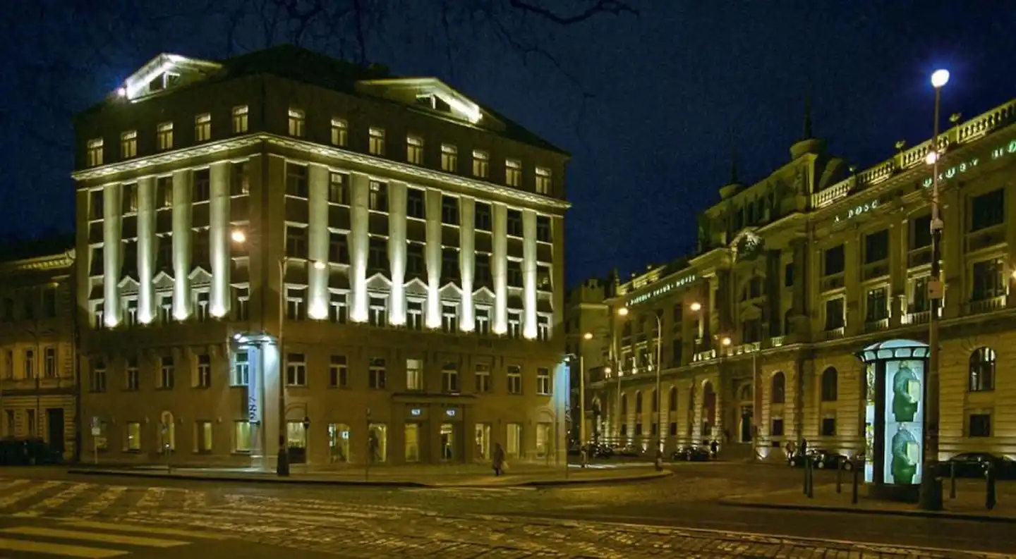 987 Design Prague Hotel Aussenansicht