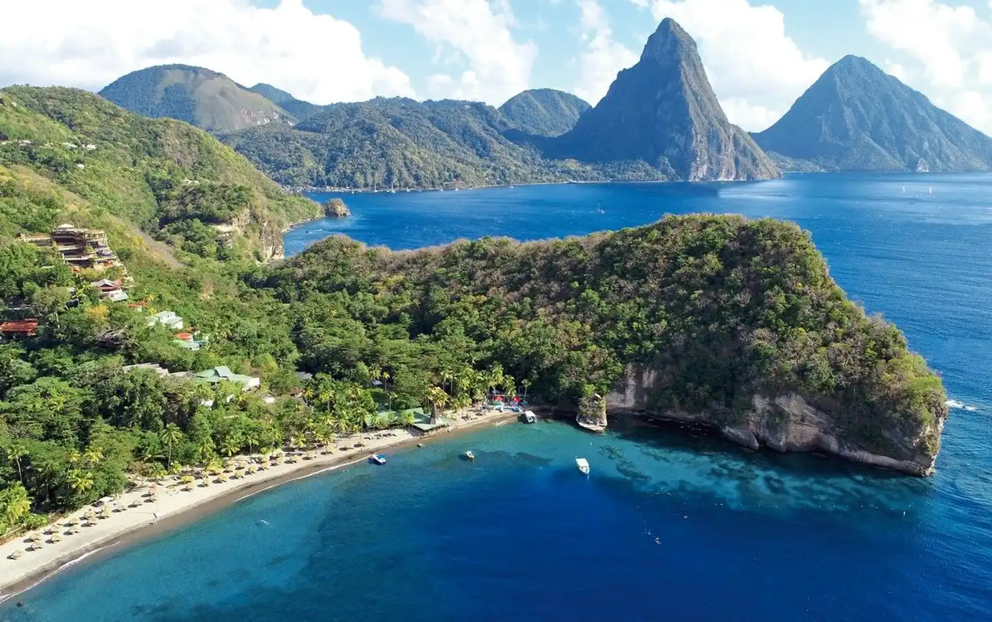 Jade Mountain Landschaft