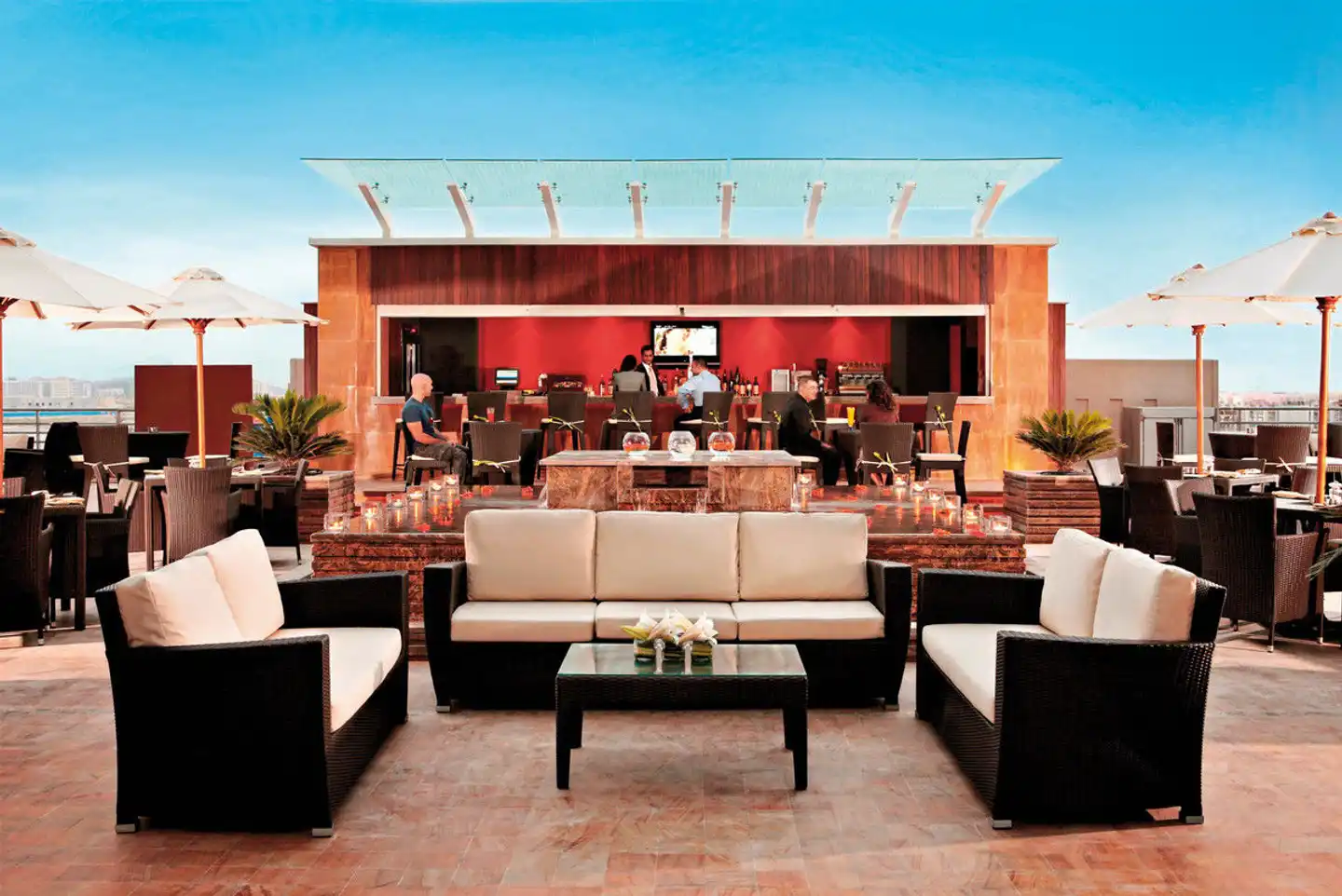 Media Rotana Dubai Terrasse