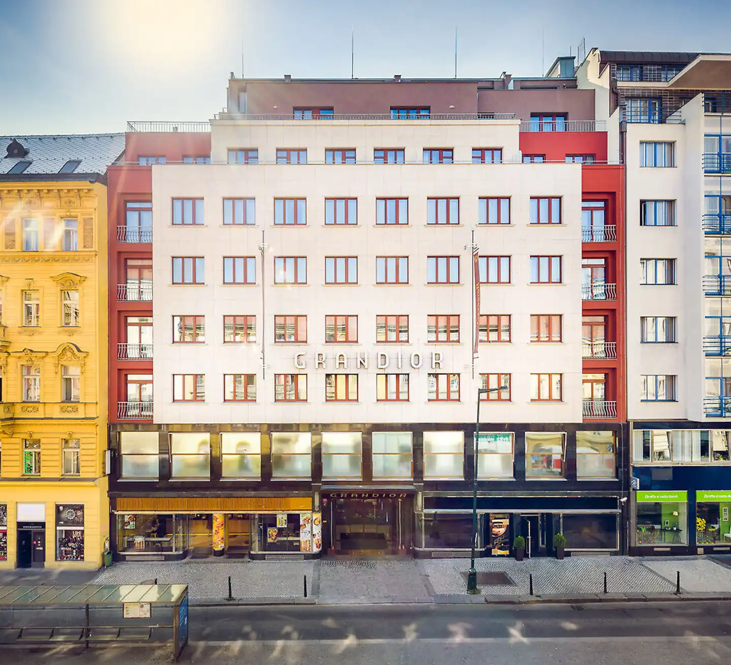 Grandior Hotel Prague Terrasse