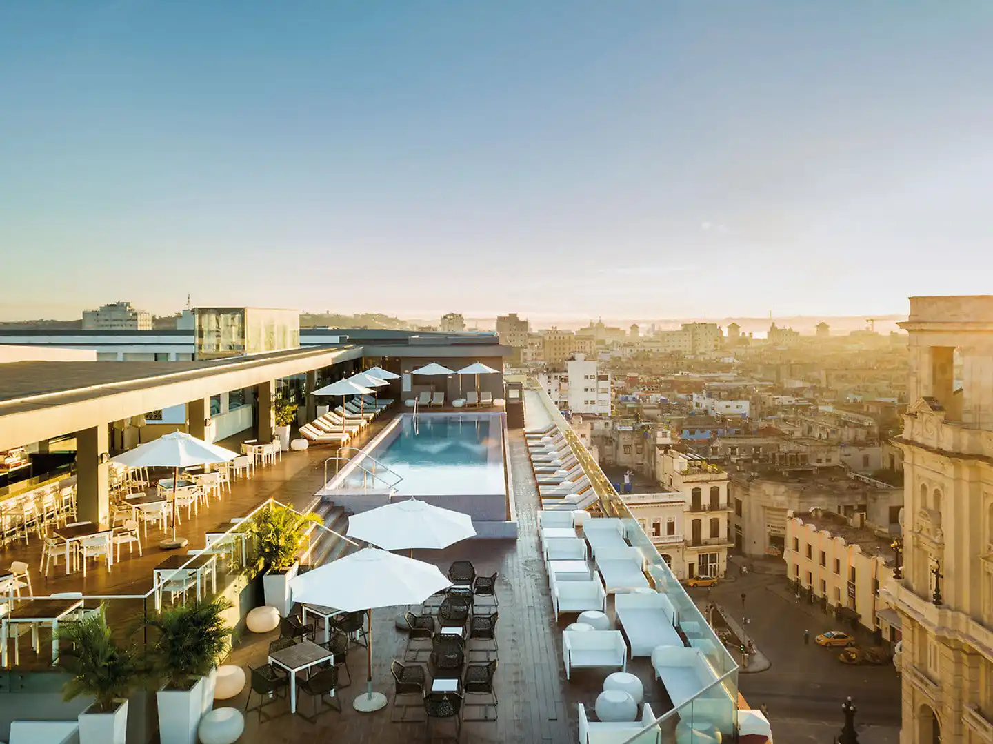 Gran Hotel Manzana Kempinski Terrasse