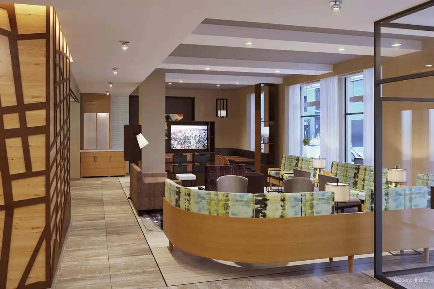 Towne Place Suites New York Manhattan Times Square Lobby