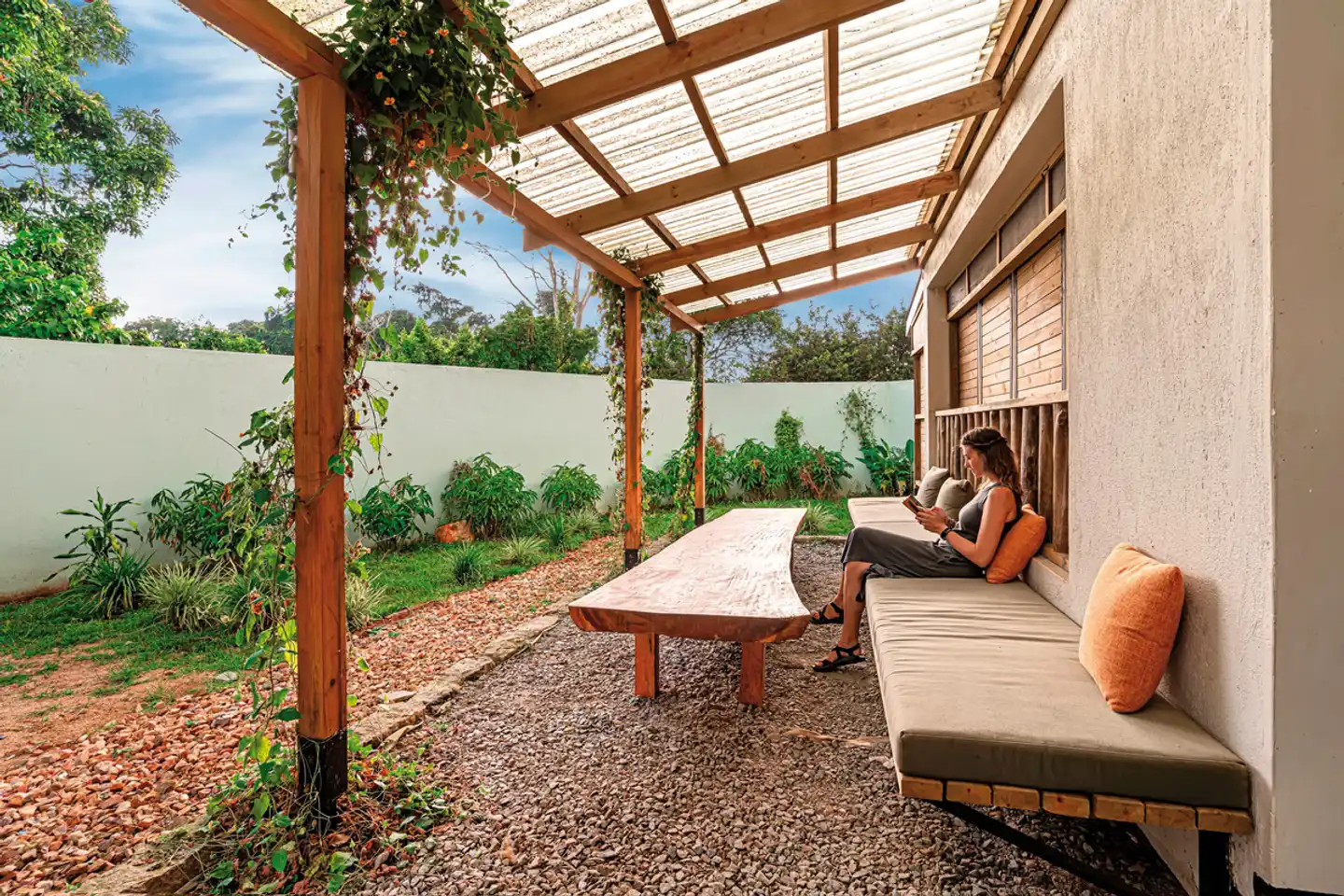 Kalagala Falls Overland Camp Terrasse
