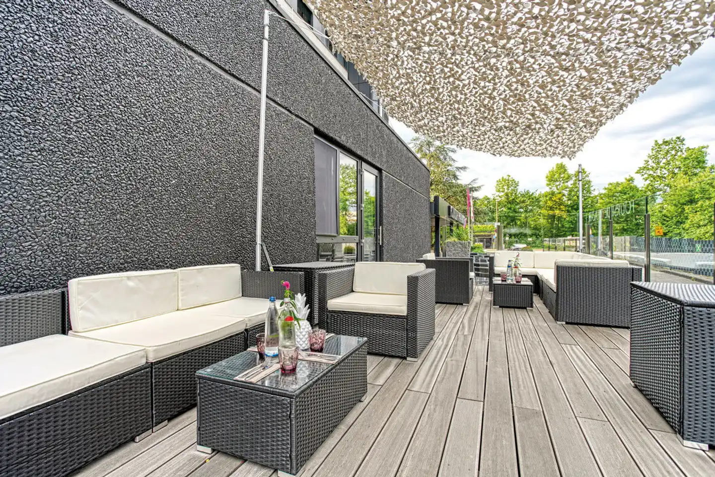 FourSide Plaza Hotel Trier Terrasse