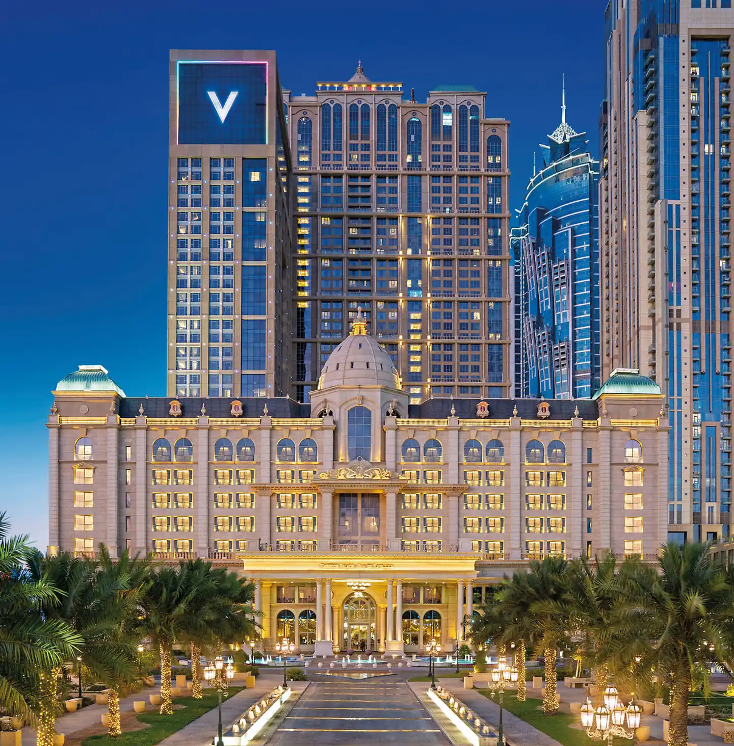 Al Habtoor Palace Aussenansicht