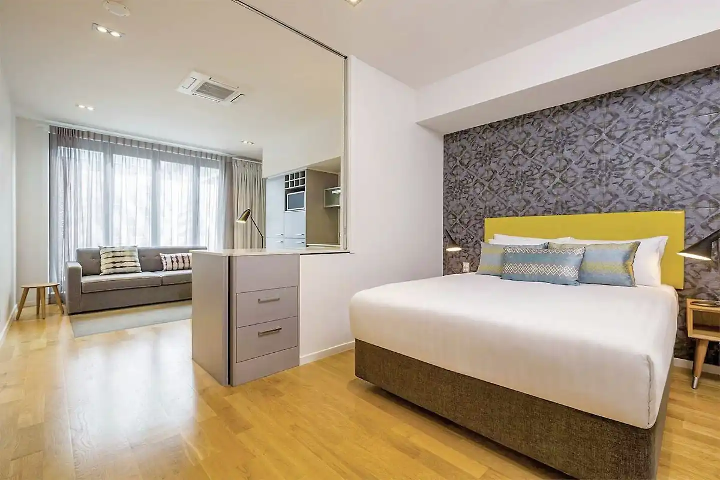 Adina Apartment Hotel Auckland Britomart Wohnbeispiel