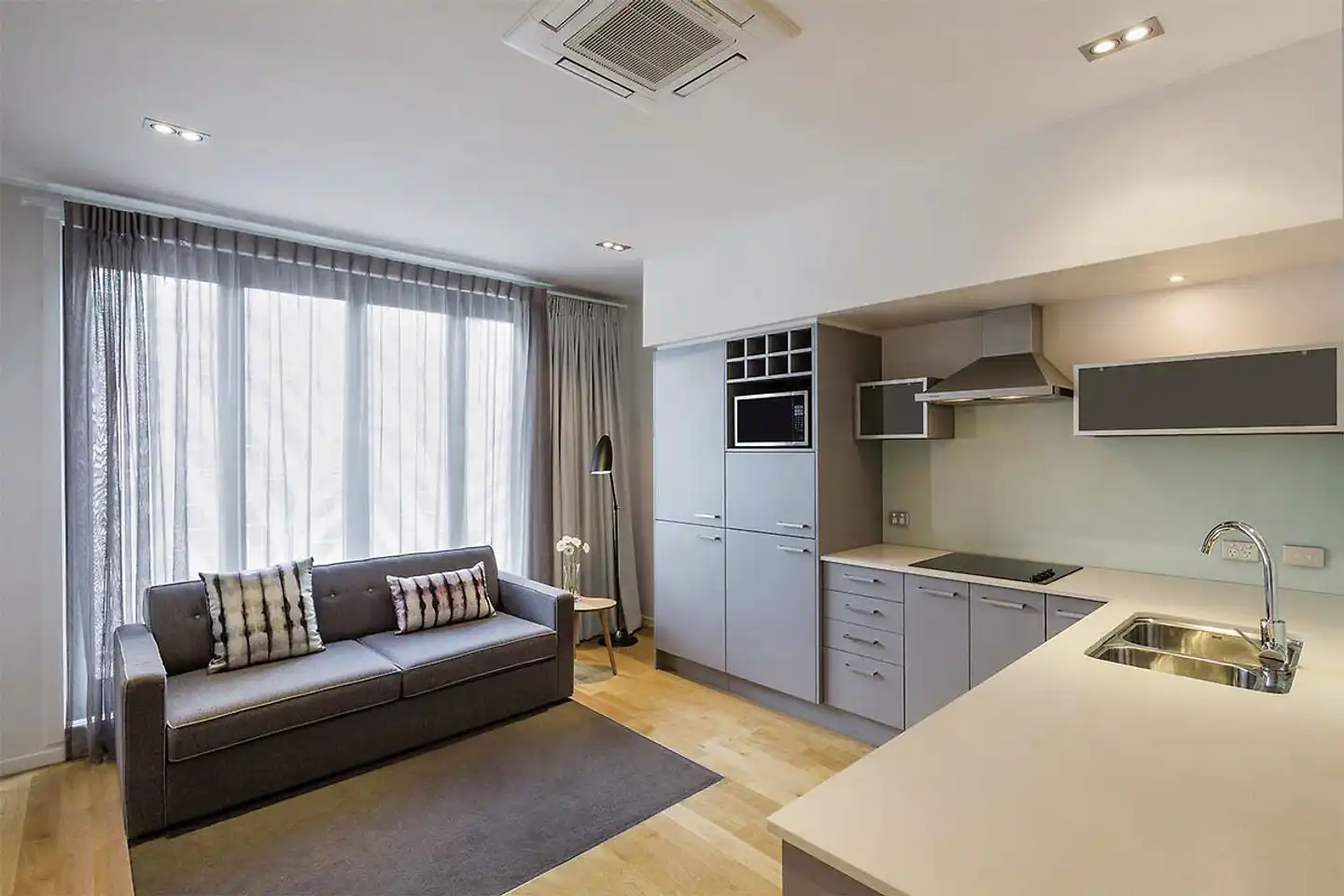 Adina Apartment Hotel Auckland Britomart Wohnbeispiel