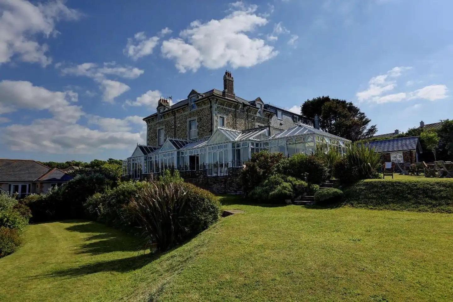Porth Veor Manor Hotel, Cornwall Aussenansicht