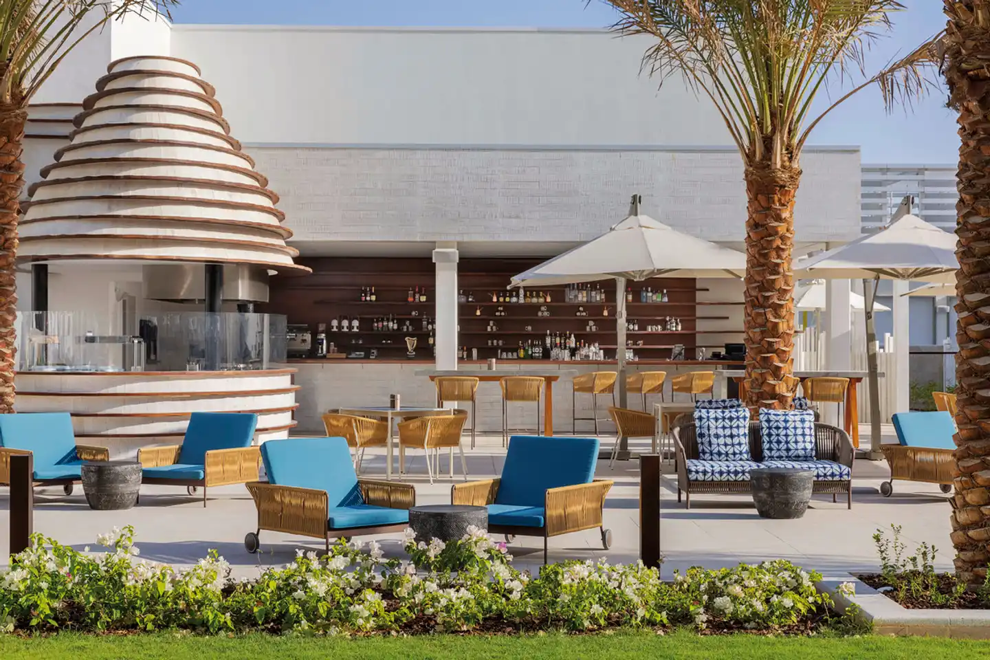Hilton Abu Dhabi Yas Island Terrasse
