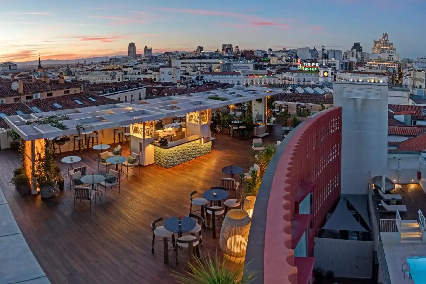 UMusic Hotel Madrid Terrasse