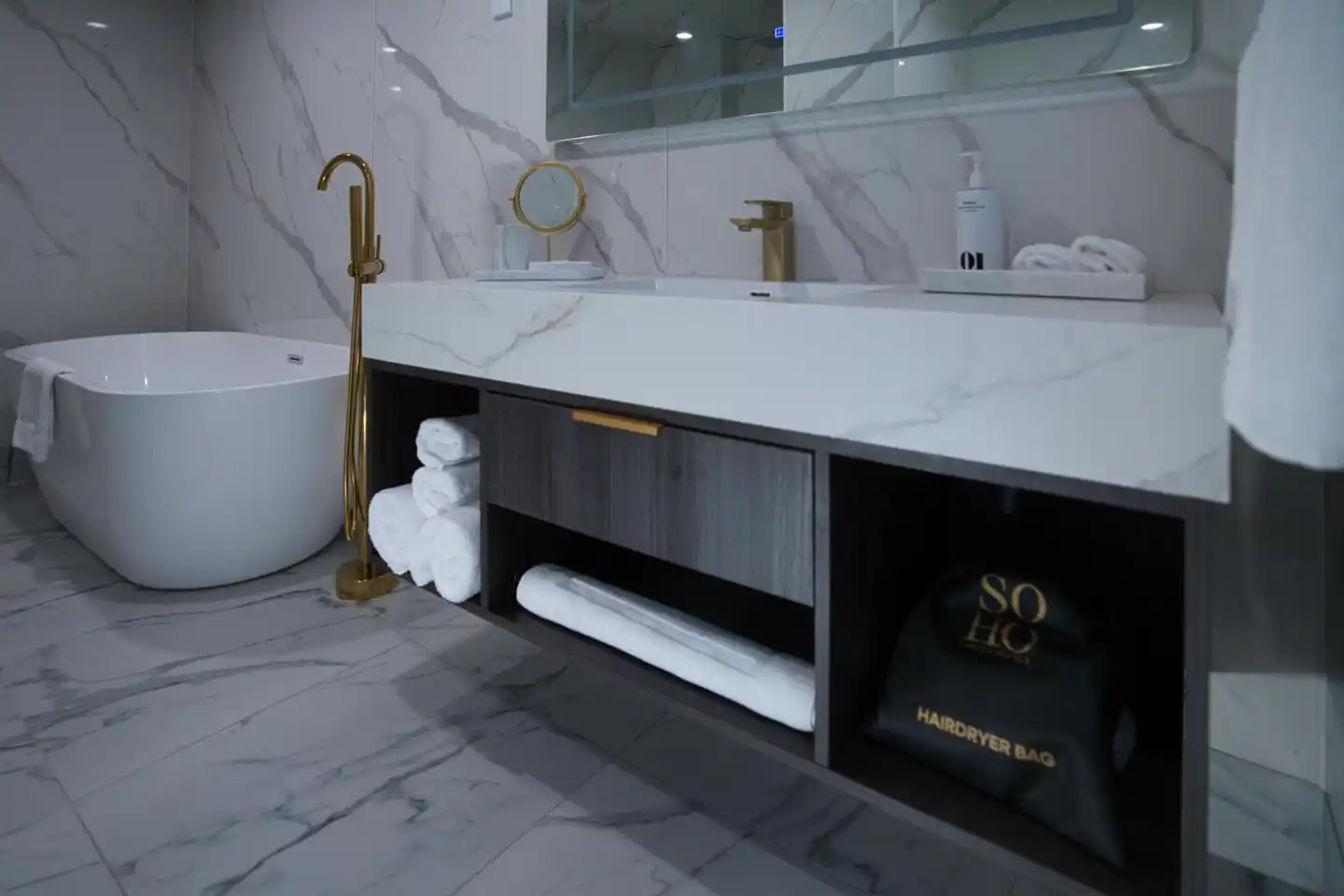 Soho Hotel Auckland Badezimmer