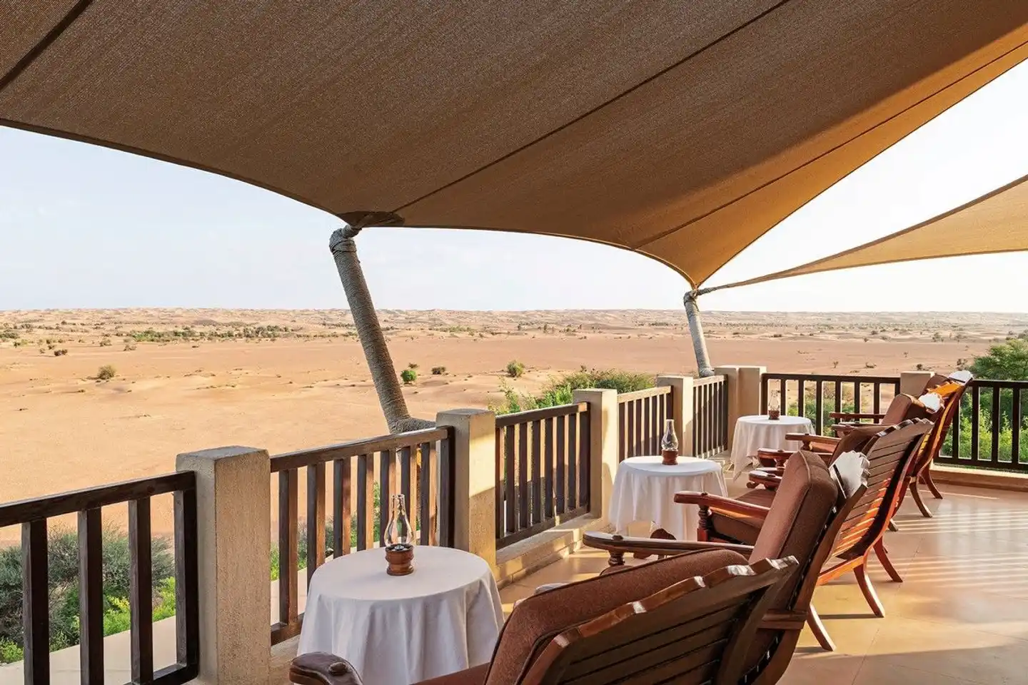 Al Maha, A Luxury Collection Desert Resort & Spa Terrasse