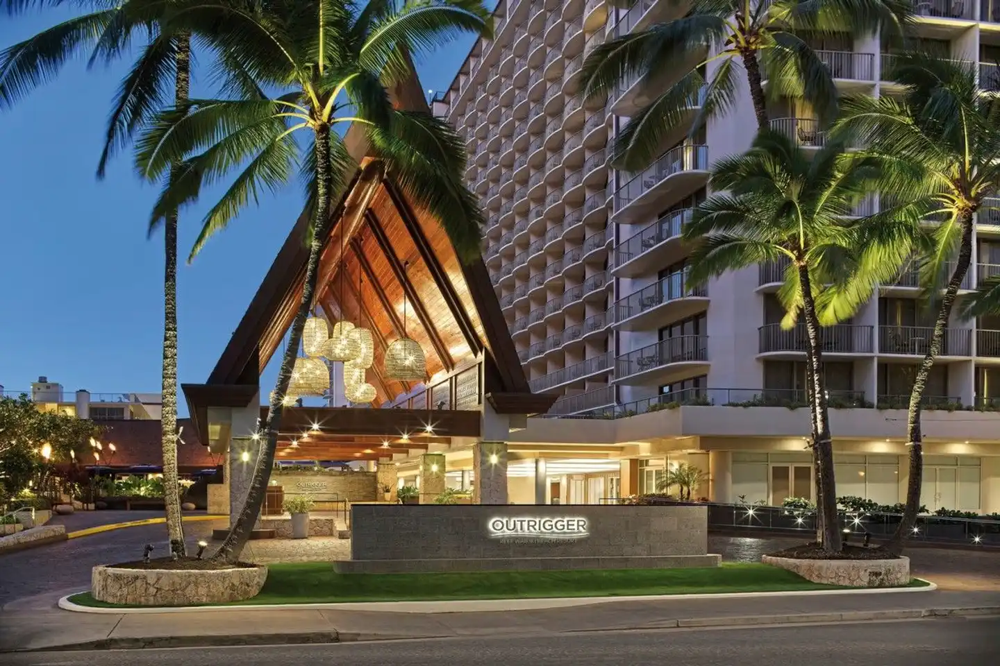 Outrigger Reef Waikiki Beach Resort Aussenansicht