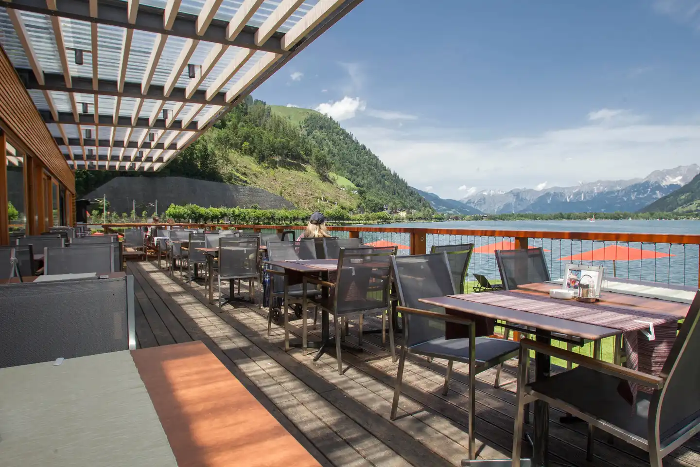 Seevilla Freiberg Terrasse