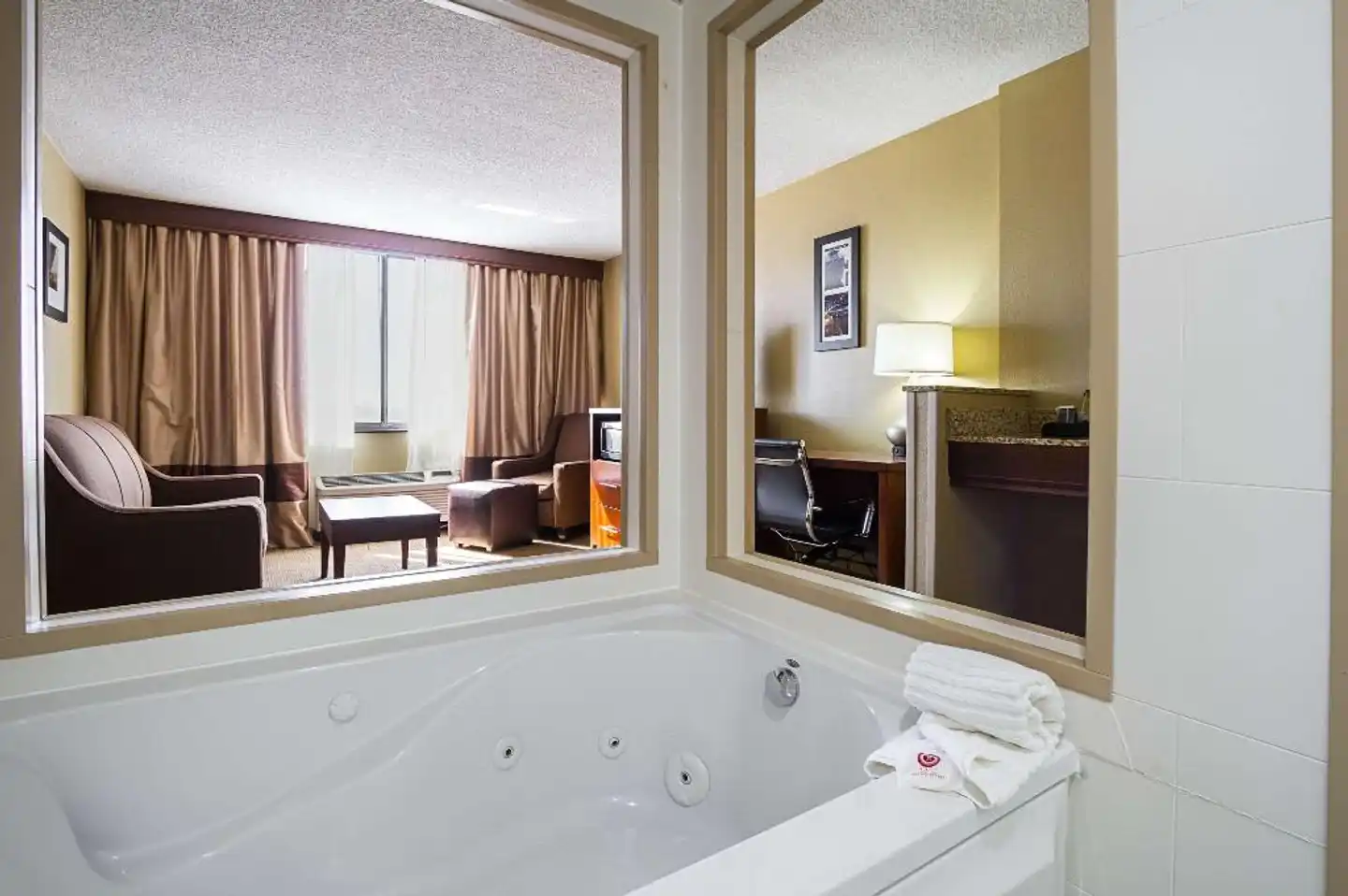 Comfort Inn Downtown Cleveland Badezimmer
