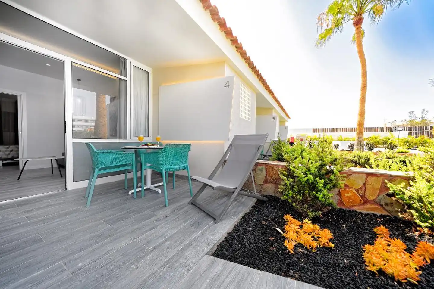 Relaxia Los Girasoles Bungalows Terrasse