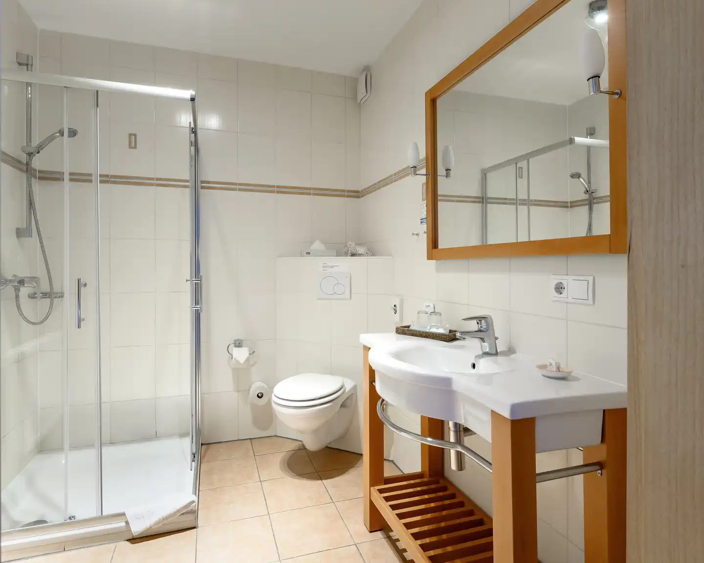 Hotel Arlau-Schleuse Badezimmer