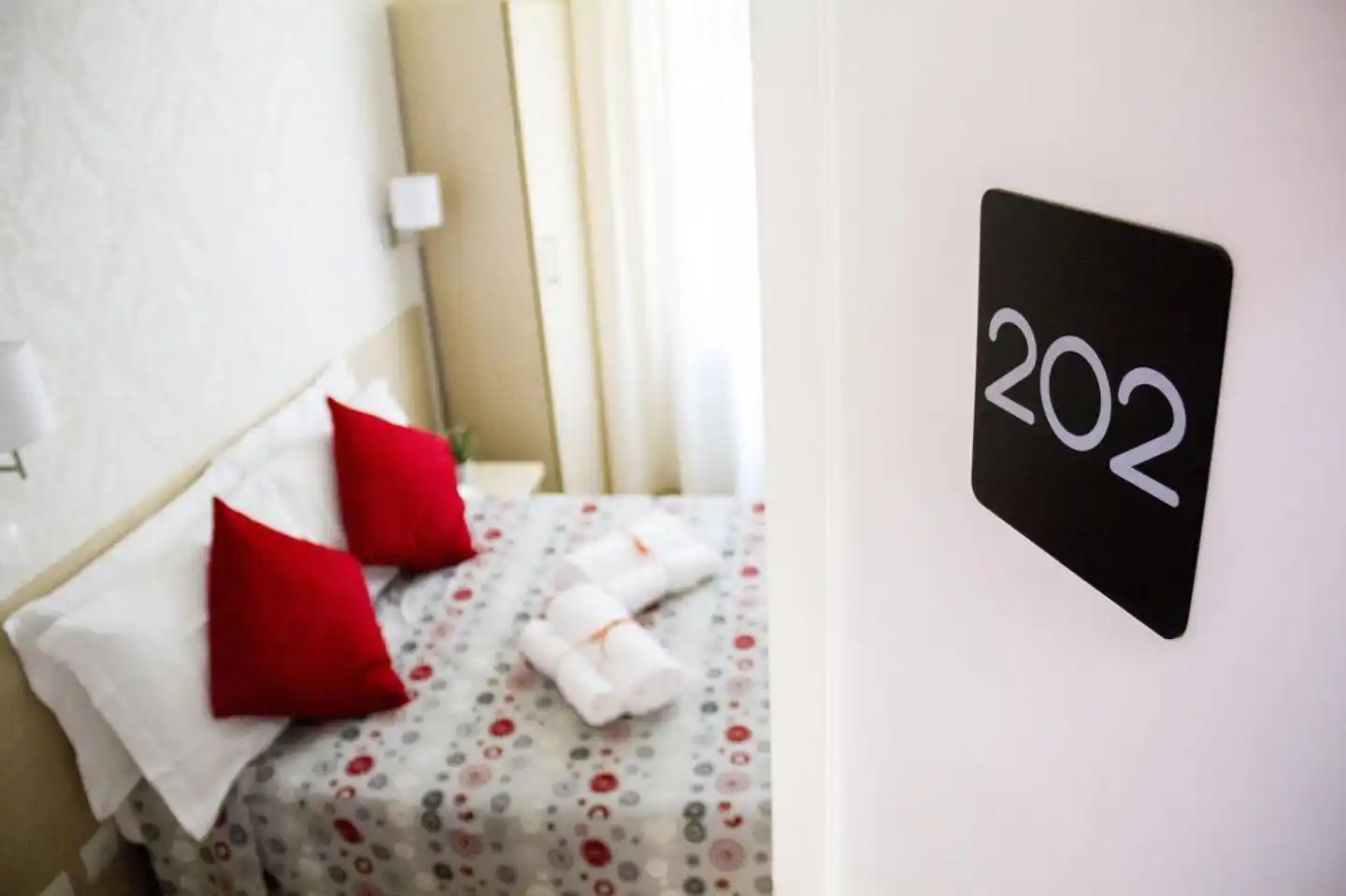 Marta Inn Rome Badezimmer