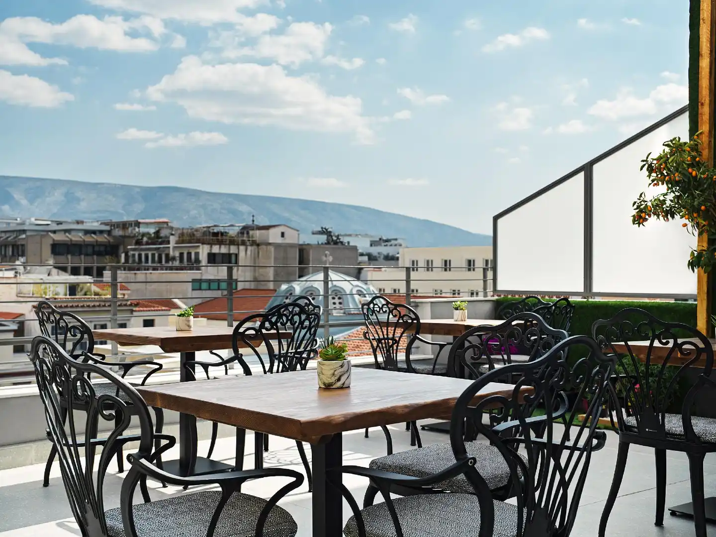 Athens City View Urban Suites Terrasse