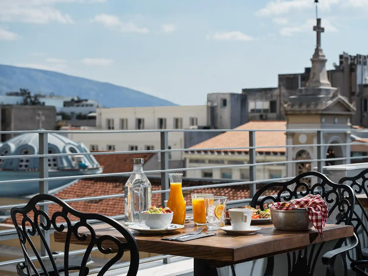 Athens City View Urban Suites Terrasse
