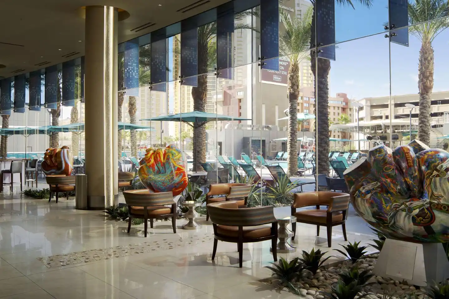Hilton Grand Vacations Club Elara Center Strip Las Vegas Lobby