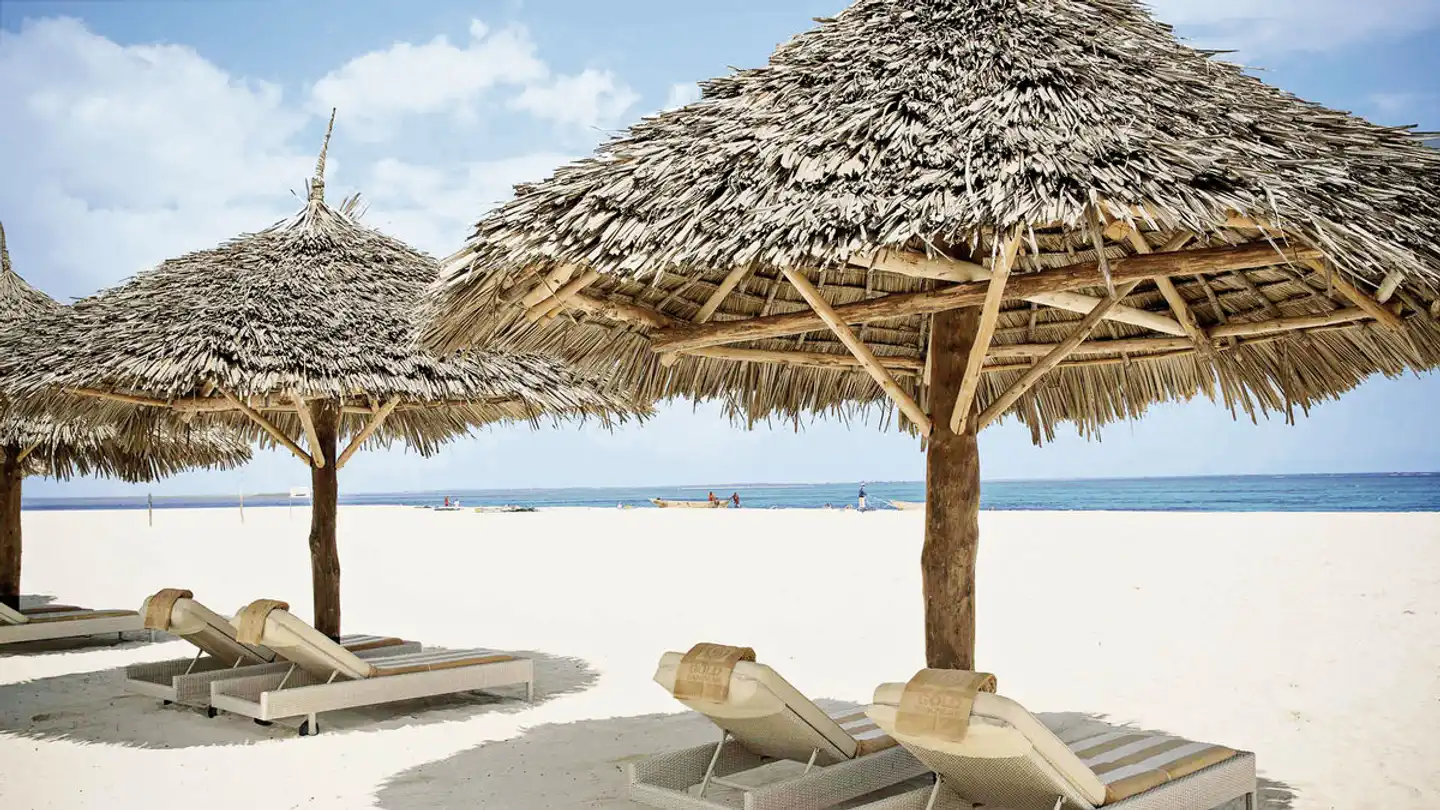 Gold Zanzibar Beach House & Spa Strand