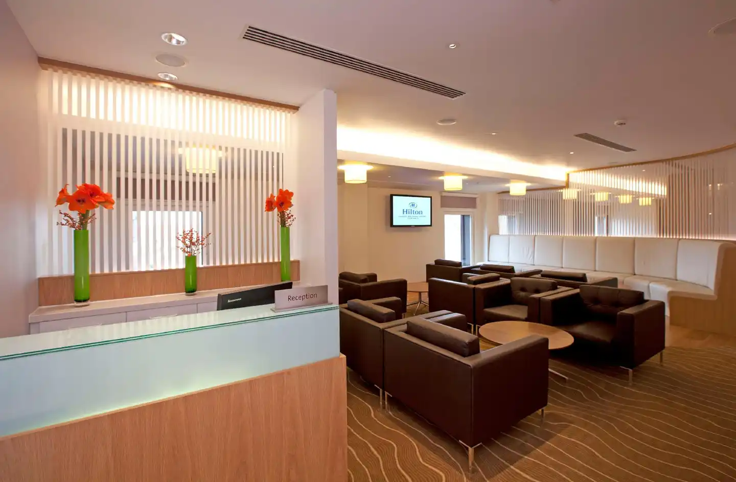 Hilton London Heathrow Airport Terminal 5 Lobby