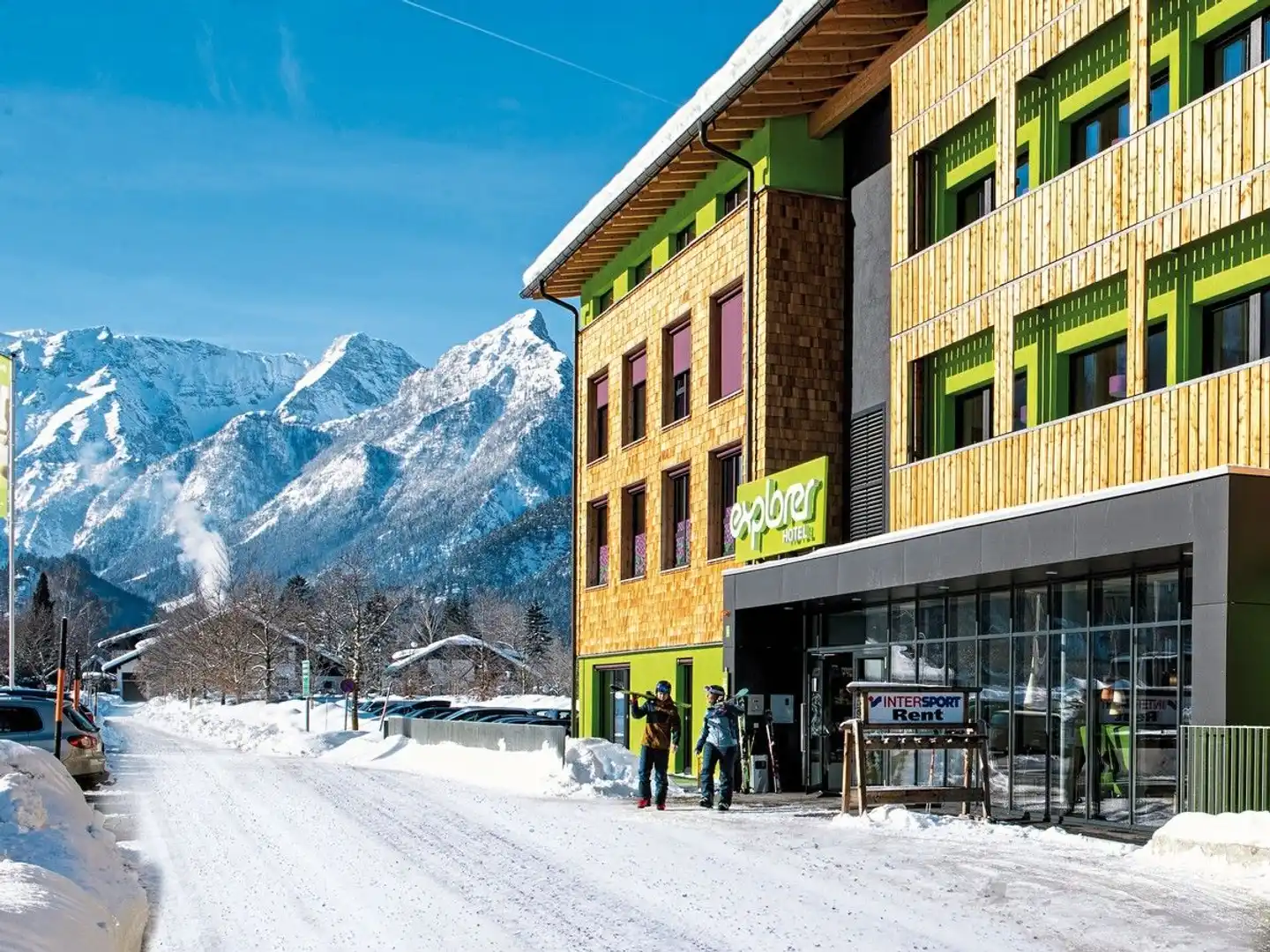 Explorer Hotel Hinterstoder Aussenansicht