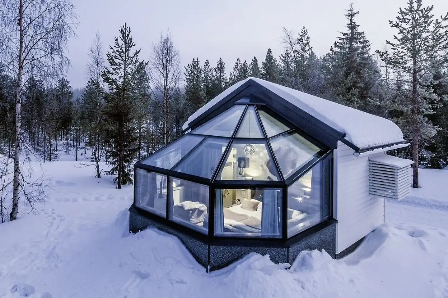 Santa's Igloos Arctic Circle Aussenansicht