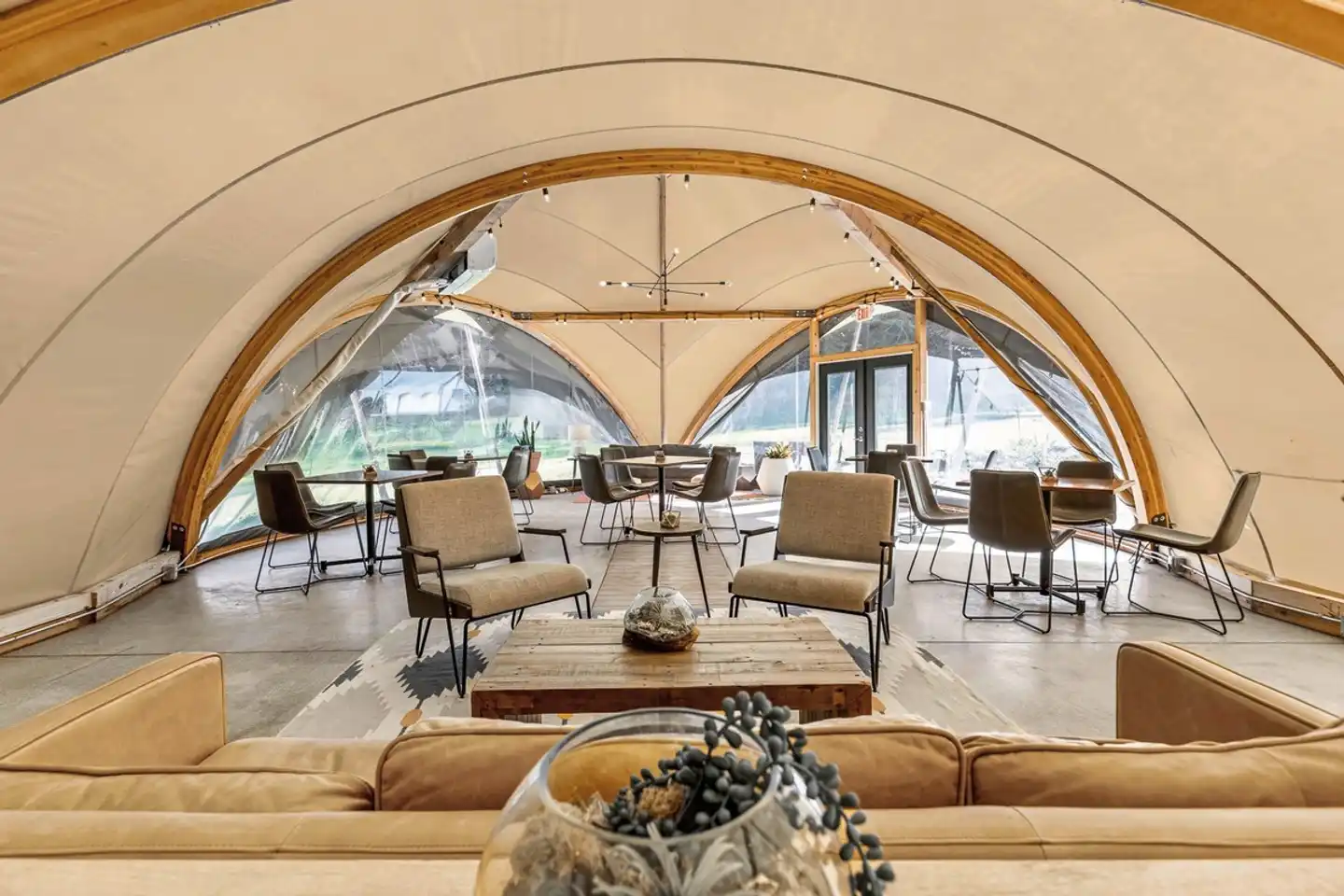 Under Canvas Great Smoky Mountains Lobby